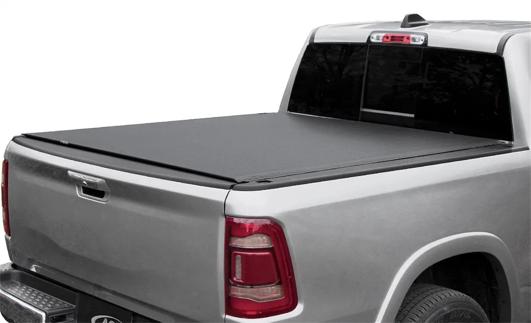 22040239 – ACCESS Tonneau Cover, Soft Roll-Up Hook And Loop Low Profile Black Vinyl Lockable Using Tailgate Handle Lo...